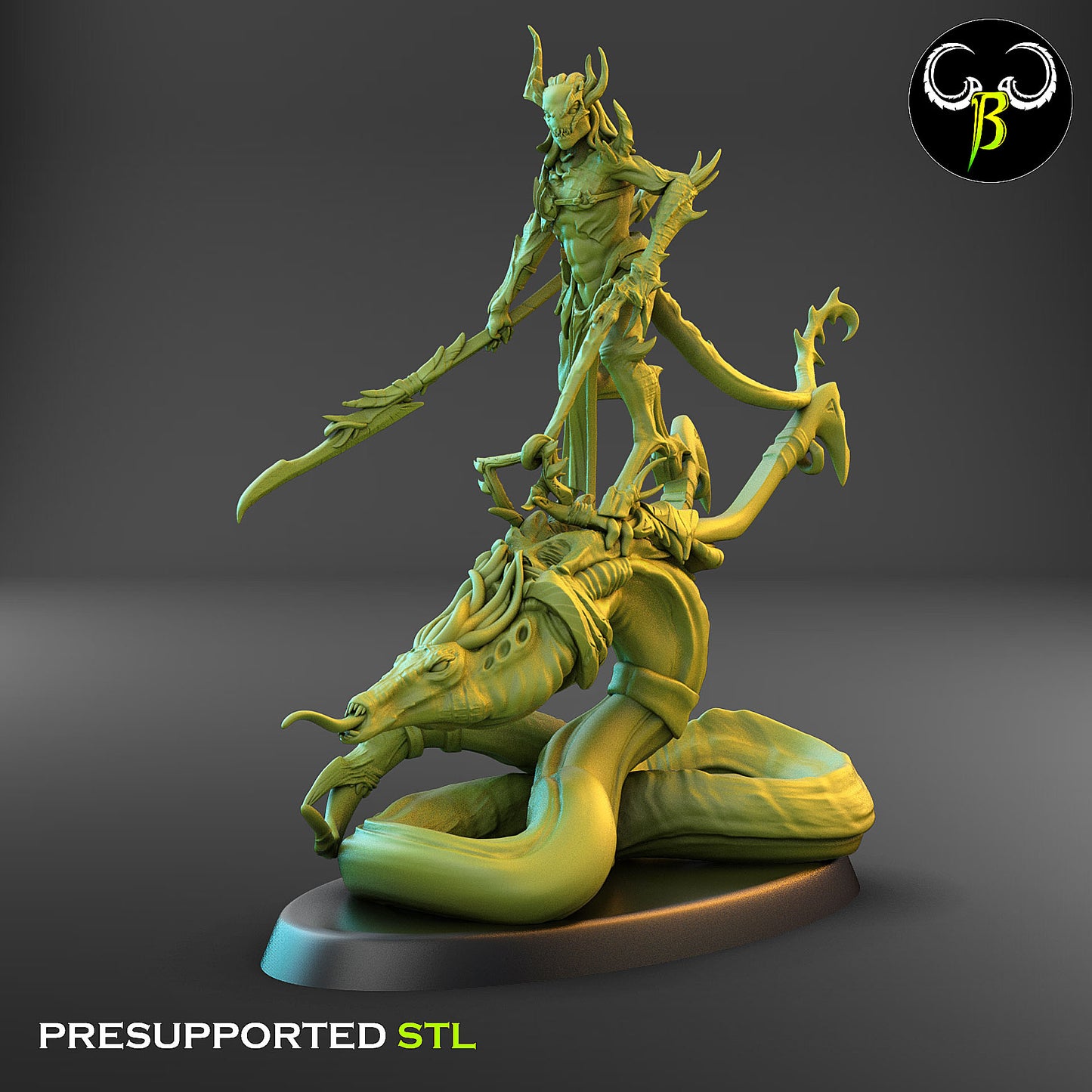 Soul reaver male squad - Dark Legion - Chaos Army -  Clay Beast Creations