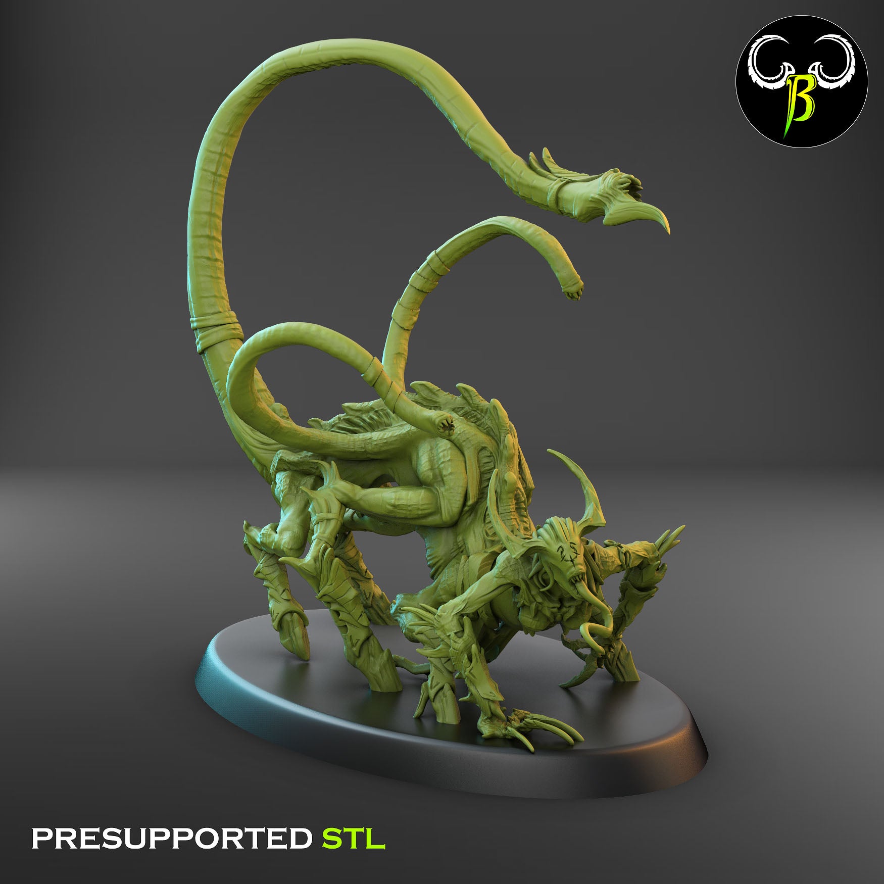 Spawn of Depravation Female Squad - Dark Legion - Chaos Army - Clay Beast Creations - TheMajorLab