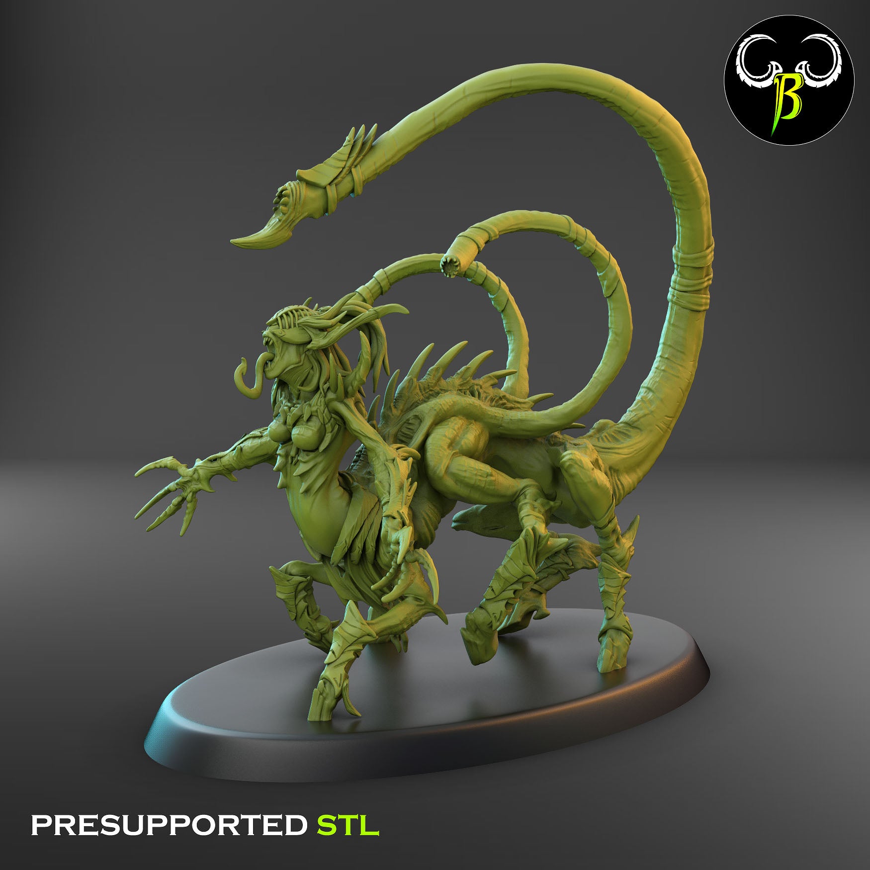Spawn of Depravation Female Squad - Dark Legion - Chaos Army - Clay Beast Creations - TheMajorLab