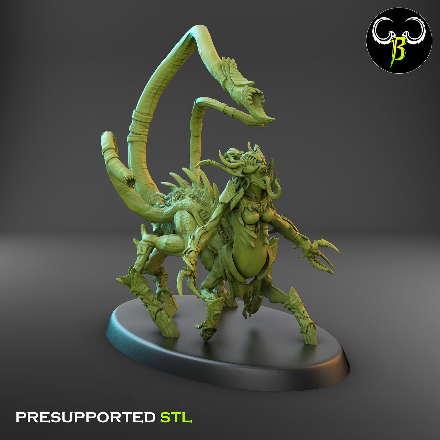 Spawn of Depravation Female Squad - Dark Legion - Chaos Army - Clay Beast Creations - TheMajorLab