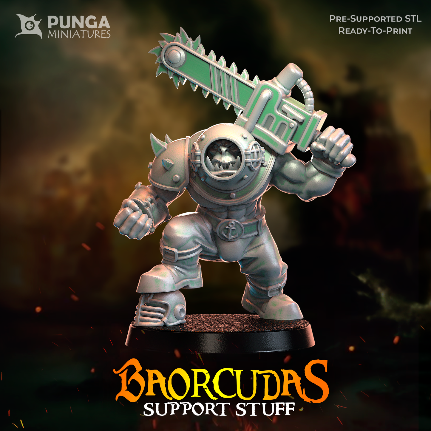 Baorcudas Black Orcs Fantasy Football Punga Miniatures