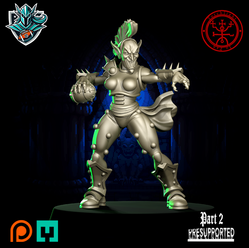 The Pro Eleven Alliance Team for Fantasy Football Miniature Tabletop Game Torchlight Models