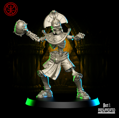 The Osteopharaosis Tomb Kings Team for Fantasy Football Miniature Tabletop Game Torchlight Models