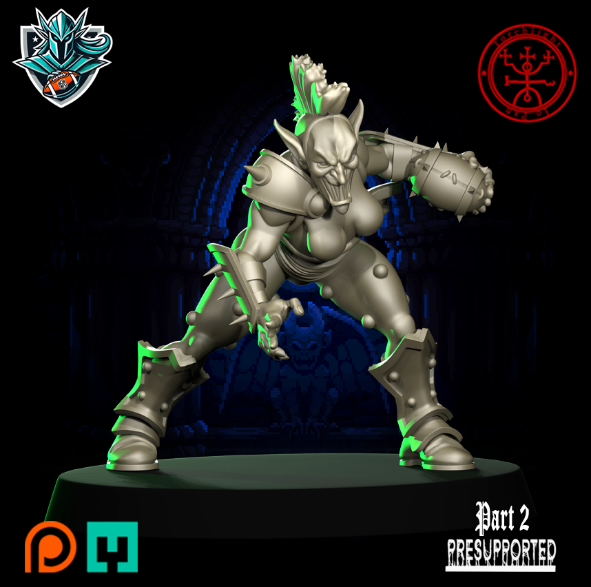 The Pro Eleven Alliance Team for Fantasy Football Miniature Tabletop Game Torchlight Models