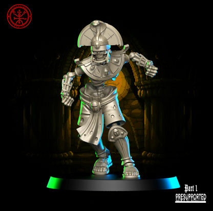 The Osteopharaosis Tomb Kings Team for Fantasy Football Miniature Tabletop Game Torchlight Models