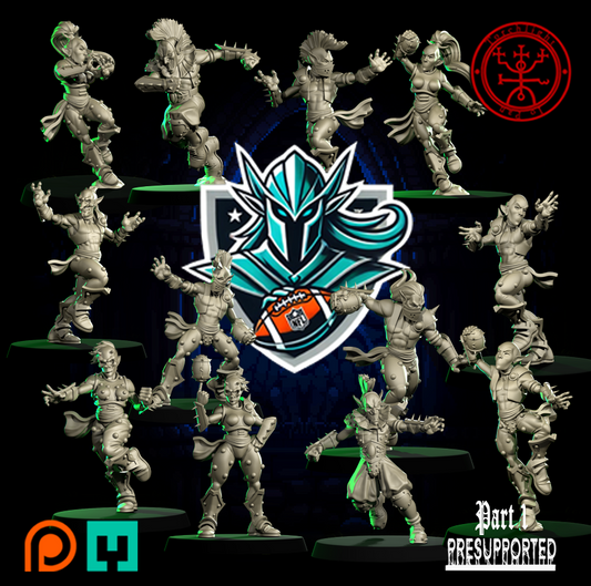 The Pro Eleven Alliance Team for Fantasy Football Miniature Tabletop Game Torchlight Models