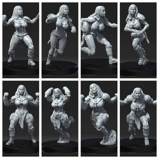 The Divine Bounce – Amazons – High Quality Miniatures for Fantasy Football Game – RN Estudio Mythbowl