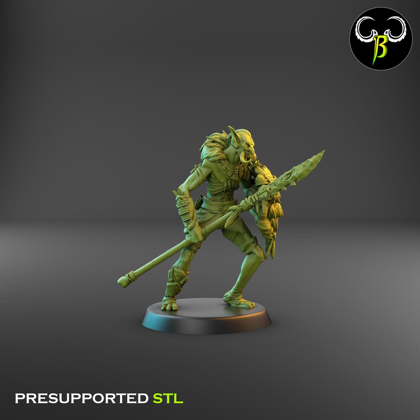 Tribes tusks - HEDTAKA TRIBE - Orcs Army - Clay Beast Creations