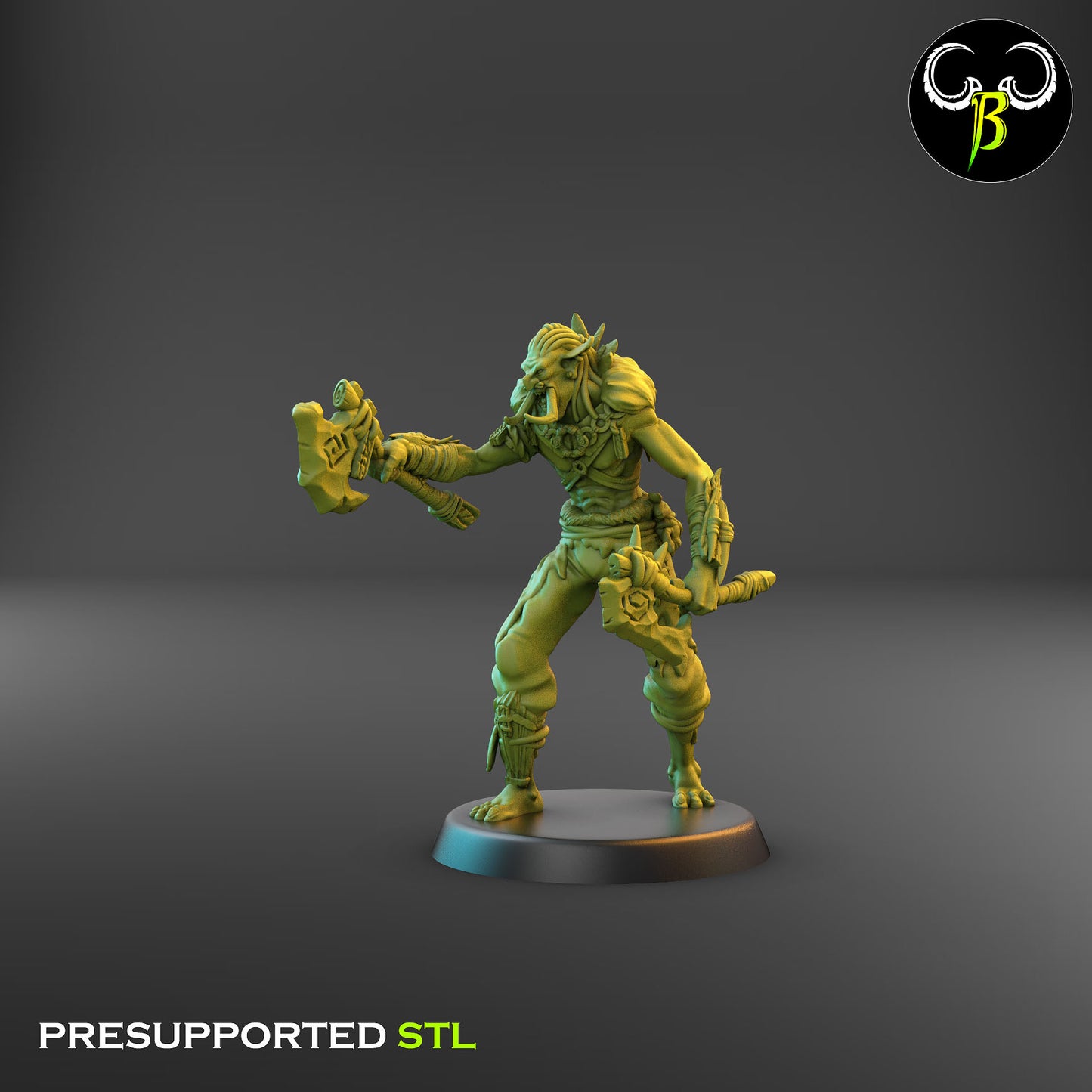 Tribes tusks - HEDTAKA TRIBE - Orcs Army - Clay Beast Creations