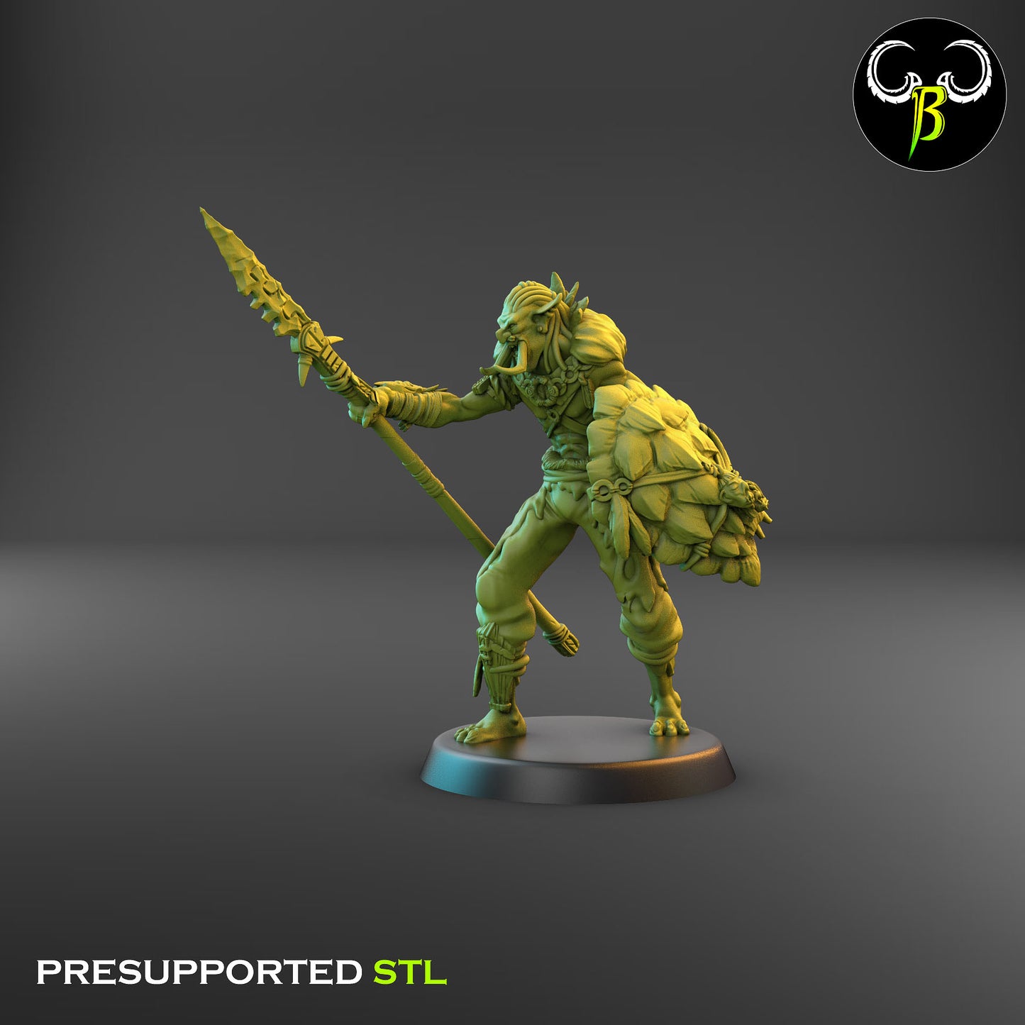 Tribes tusks - HEDTAKA TRIBE - Orcs Army - Clay Beast Creations