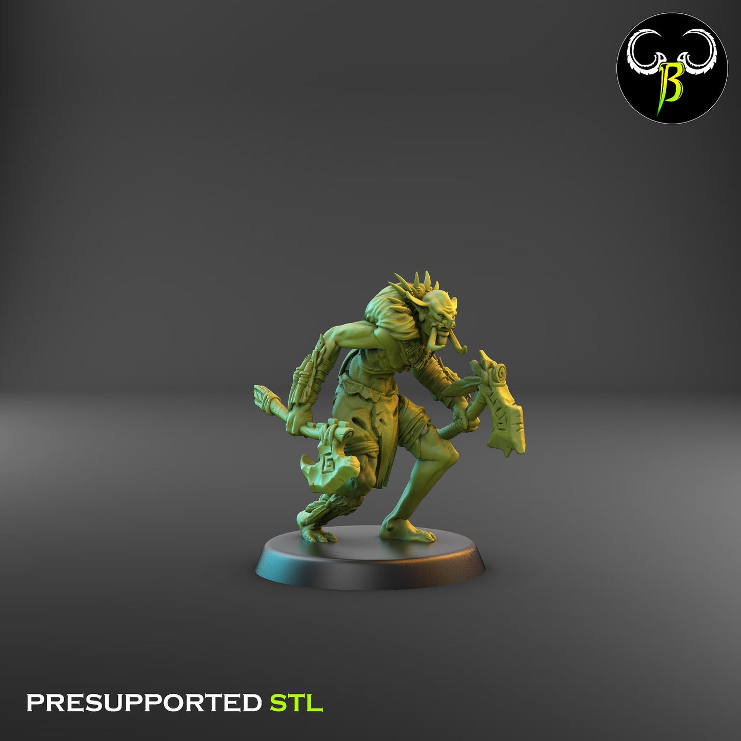 Tribes tusks - HEDTAKA TRIBE - Orcs Army - Clay Beast Creations