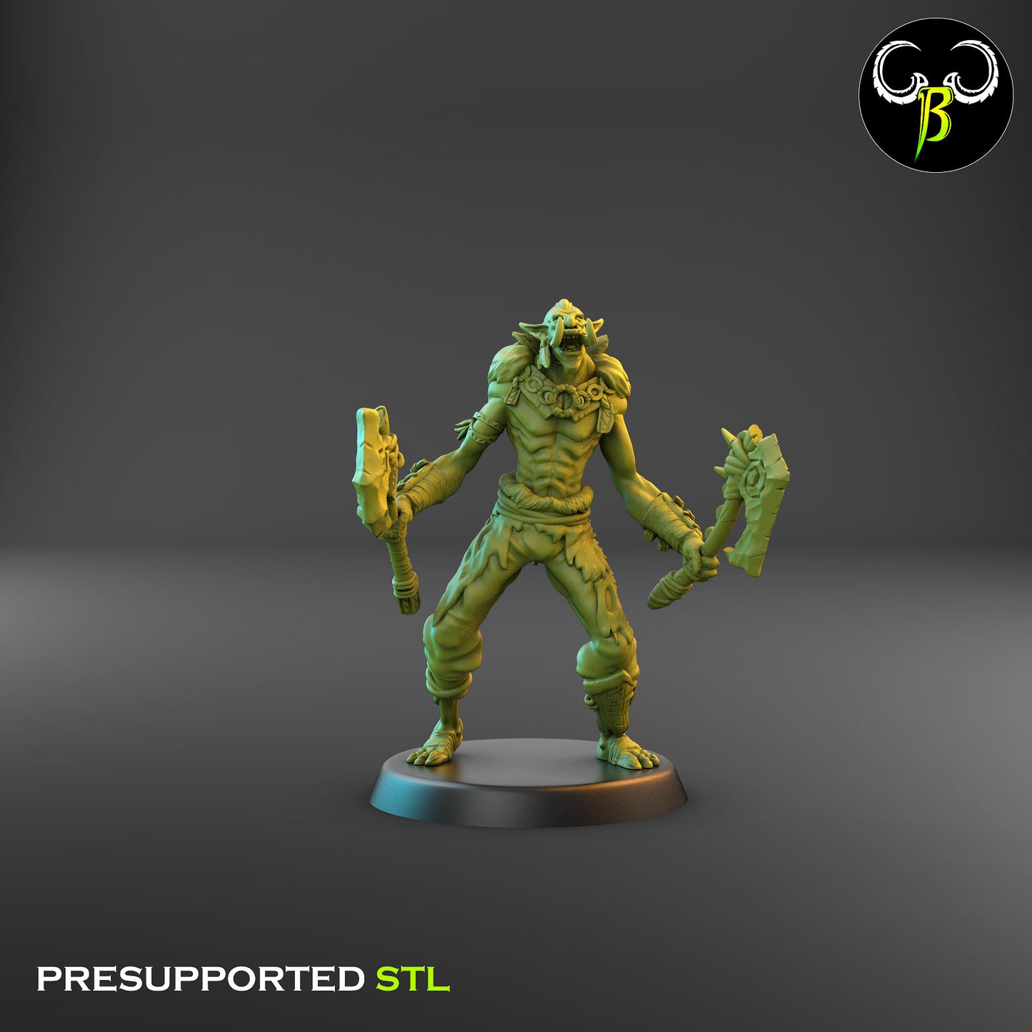 Tribes tusks - HEDTAKA TRIBE - Orcs Army - Clay Beast Creations