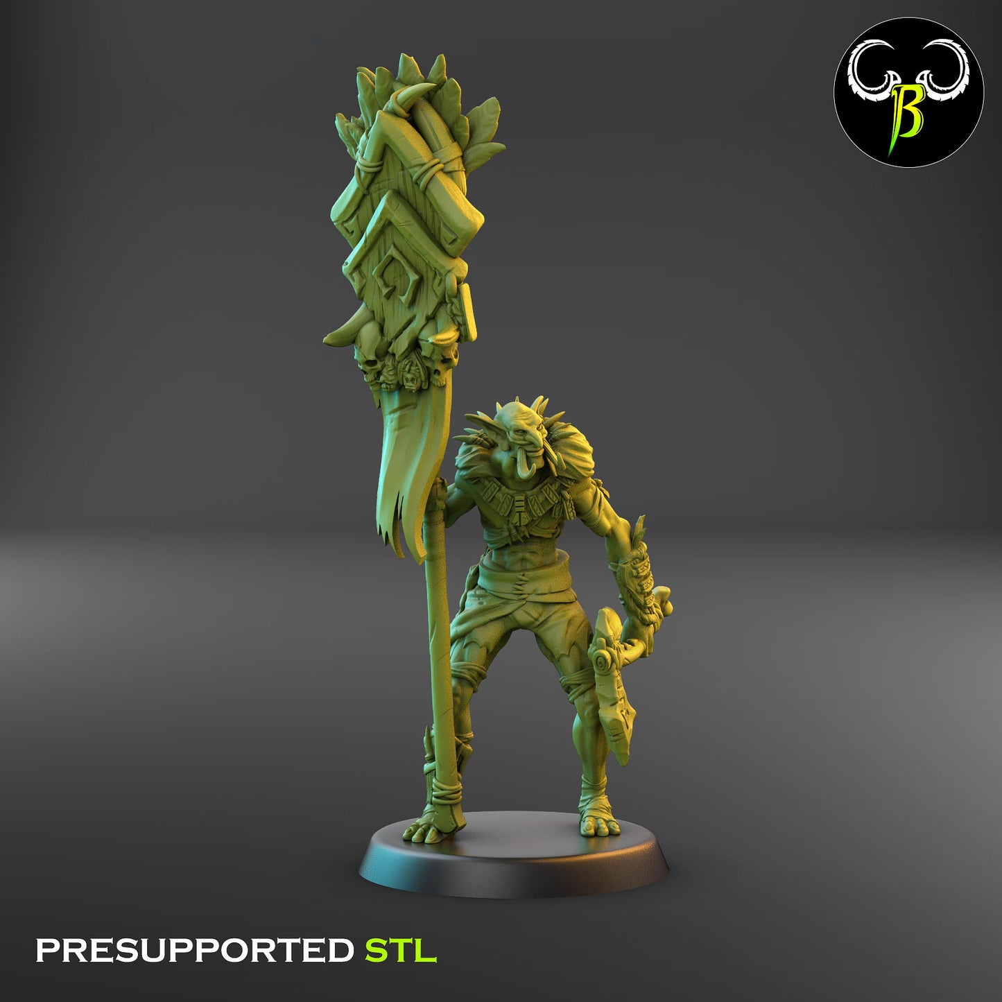 Tribes tusks - HEDTAKA TRIBE - Orcs Army - Clay Beast Creations