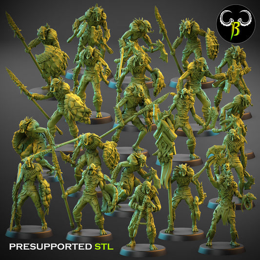 Tribes tusks - HEDTAKA TRIBE - Orcs Army - Clay Beast Creations