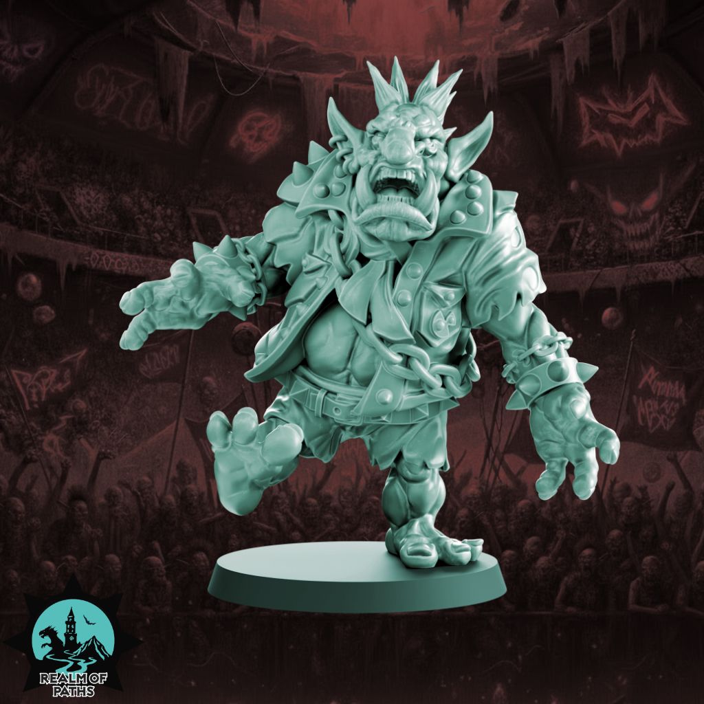 THE SPIKY PUNK Goblin Team for Fantasy Football Miniature Tabletop Game Realm of Paths