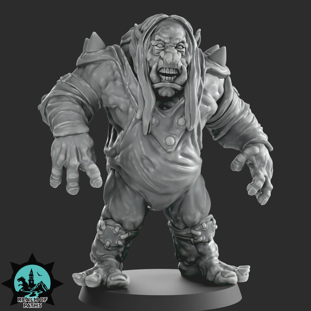 ORCSLAM MANIA - Orc Team for Fantasy Football Miniature Tabletop Game - Realm of paths - TheMajorLab