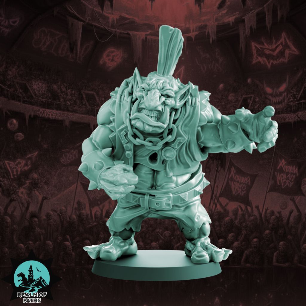 THE SPIKY PUNK Goblin Team for Fantasy Football Miniature Tabletop Game Realm of Paths
