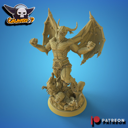 Damned from the ninth circle Bloodbound Team for Fantasy Football Miniature Tabletop Game Calaverd3D