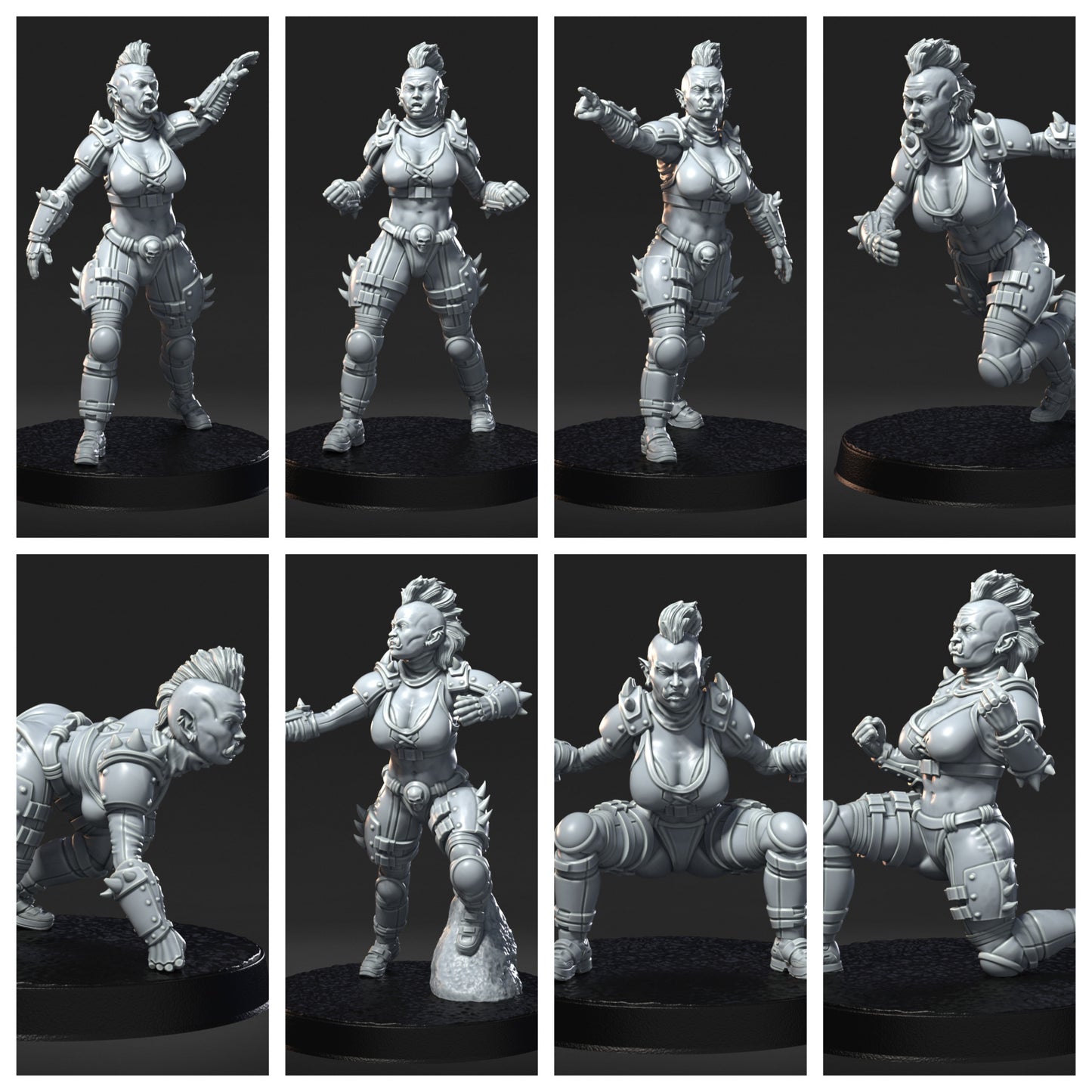 Warchief's Daughters - Amazons Team for Fantasy Football Miniature Tabletop Game Mythbowl RN eStudio - TheMajorLab