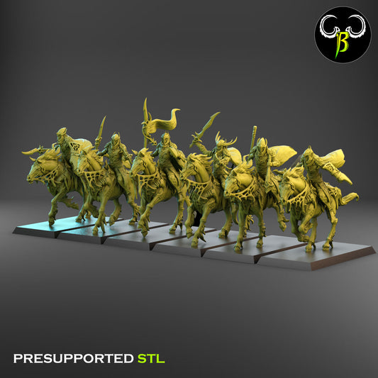 Web Reaver Squad - Cult of the EIGHT - Dark Elves army - Clay Beast Creations - TheMajorLab