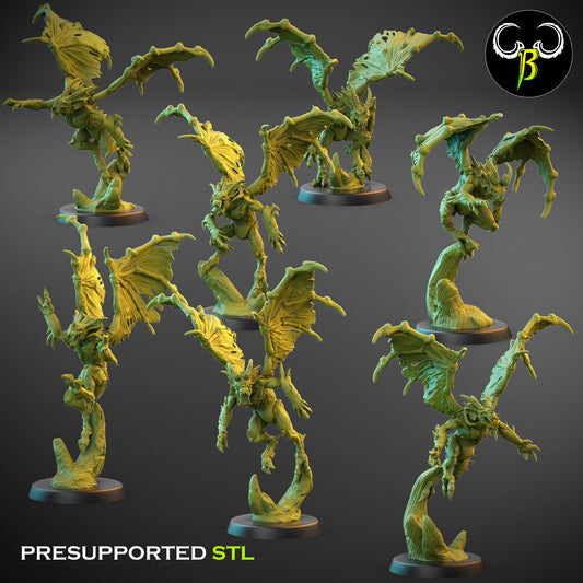 Winged shadow - Dark Legion - Chaos Army - Clay Beast Creations - TheMajorLab