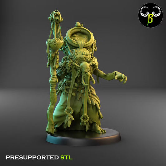 Witch Docta - ClayBeastCreation, Hedtekka Tribe orc shaman