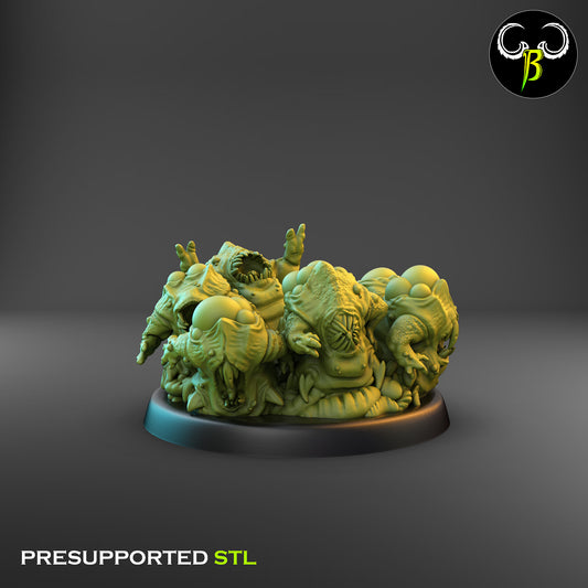 Wormlings Squad by Clay Beast Creations | Chaos Army Resin Miniatures for Dark Fantasy Wargames