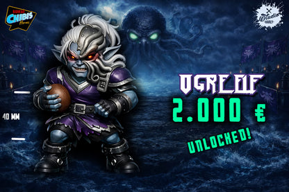 Sons of Kraken Chibi Dark Elves for fantasy football miniature tabletop game Big Head Chibis (Copy) - TheMajorLab