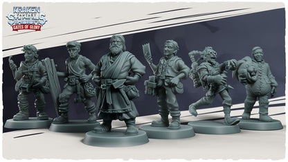 Stadiums Staff - Kraken Stadium Gates of Glory - High Quality miniatures for Fantasy Football- Kraken 3D Studio