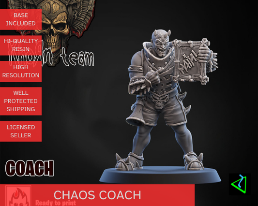 Chaos Khorne Coach Fantasy Football UGNI Miniatures