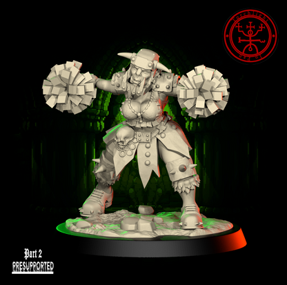 The GREEN FLASH - Brute Orc Team for Fantasy Football Miniature Tabletop Game – Torchlight Miniatures - TheMajorLab