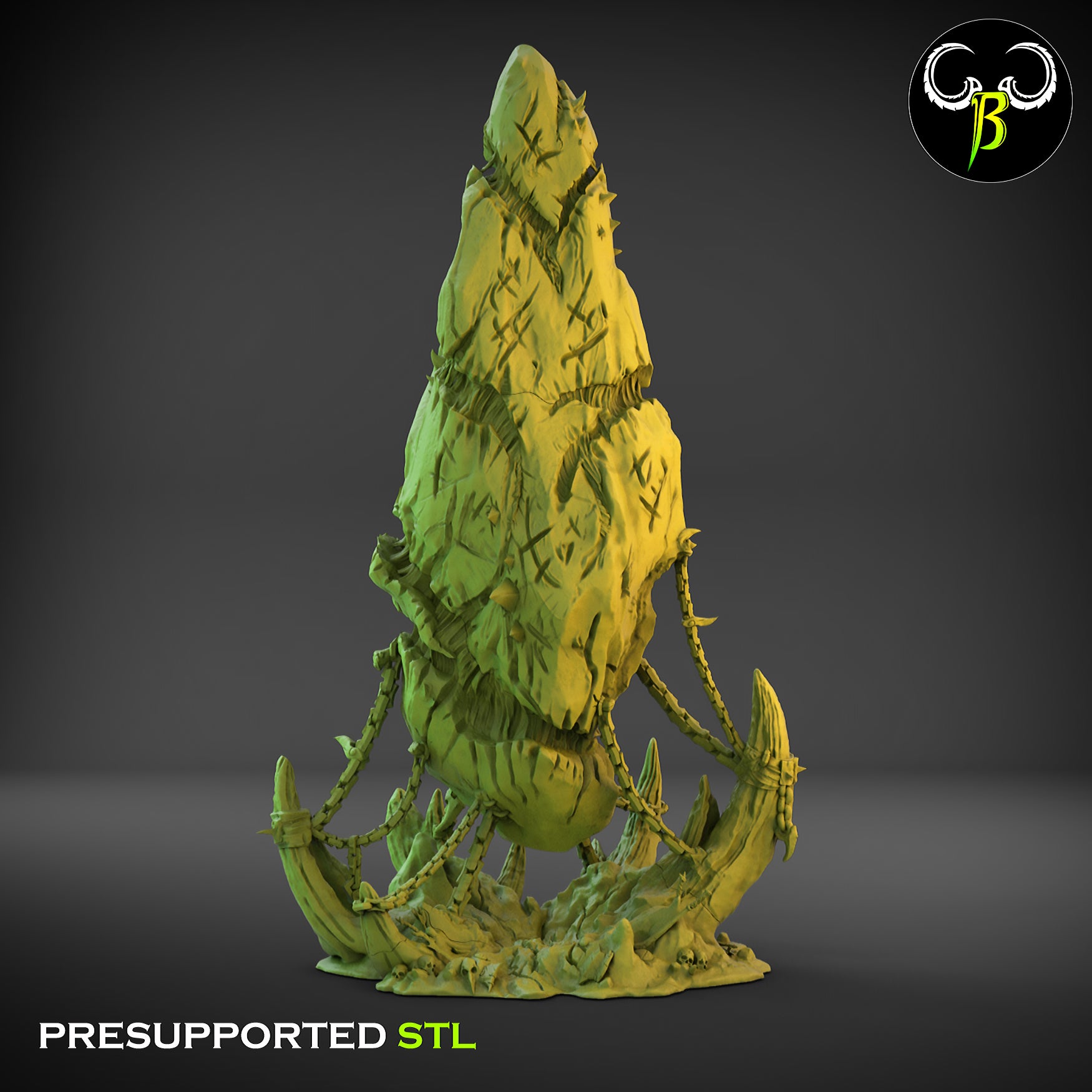 Dark Monolith - Fallen Beast - Chaos Army - Clay Beast Creations - TheMajorLab