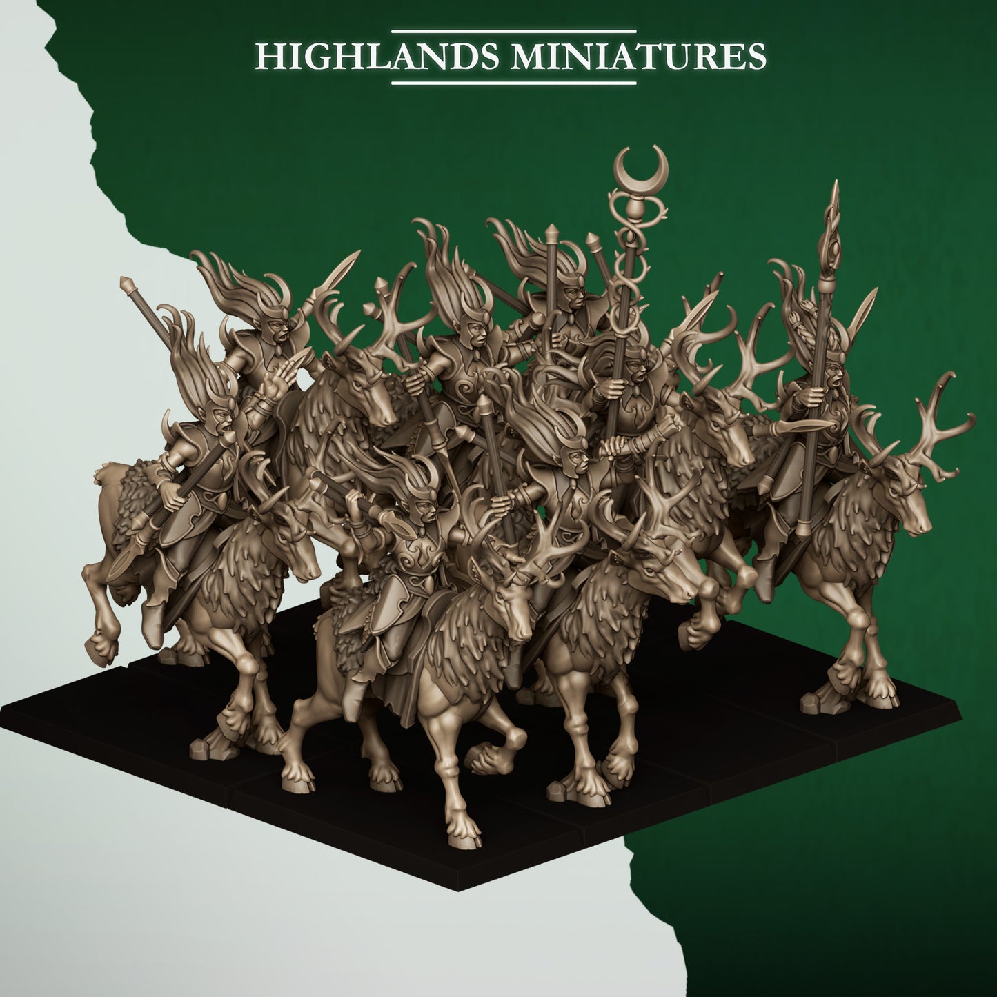 Moonlight Sisters - Highlands  Miniatures - Highlands Miniatures