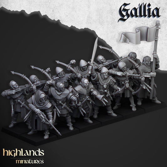 Gallia Archers – Humankind Army - Highlands Miniatures