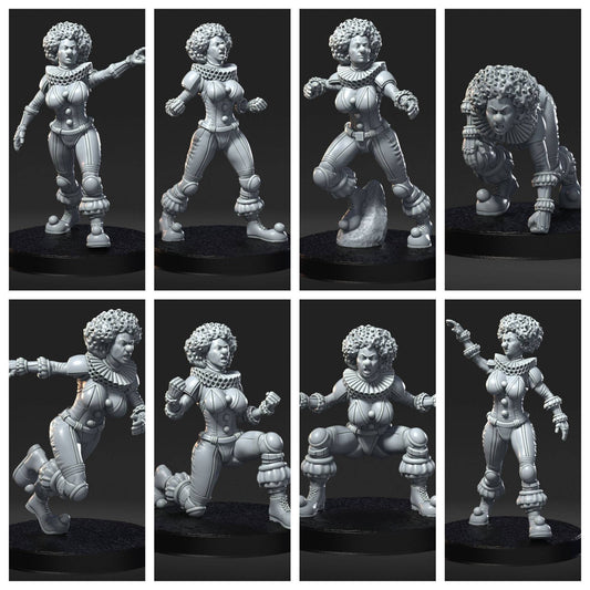 Giggle Gory Girls - Amazons Team for Fantasy Football Miniature Tabletop Game Mythbowl RN eStudio