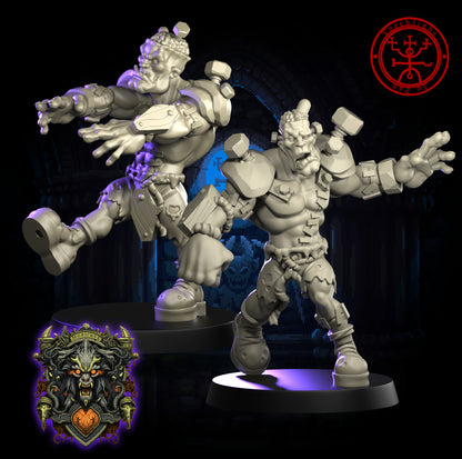 The Twilight Thrillers Team - 18 High-Quality 3D Print Undead Miniatures | Blood Fantasy Football Bowl | Torchlight Models