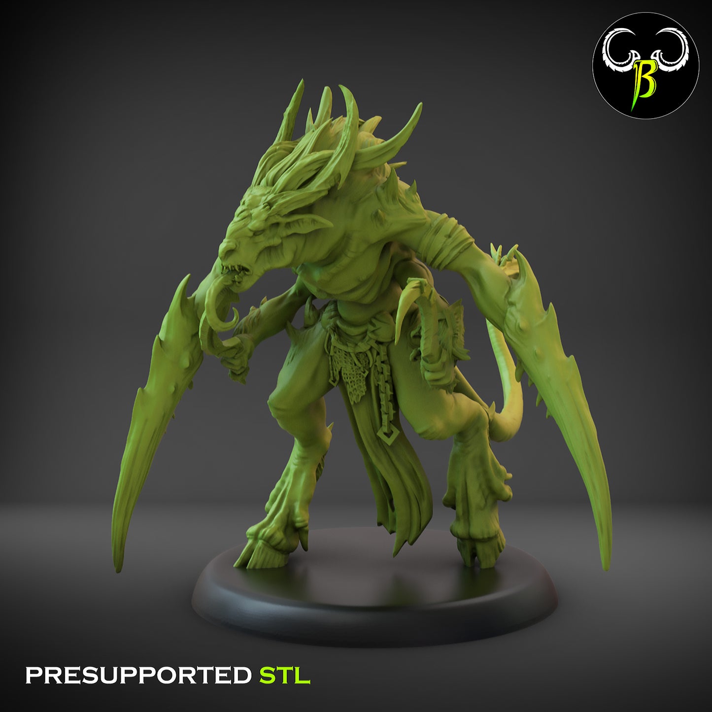 Herd Mutants - Fallen Beast - Chaos Army - Clay Beast Creations - TheMajorLab