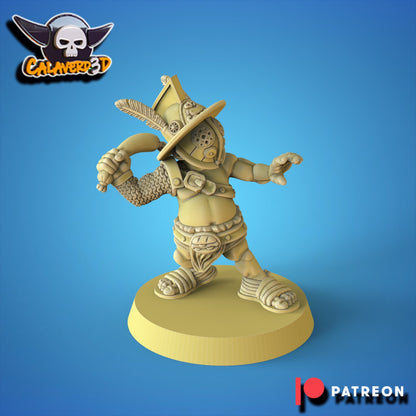 Halfdiators Halfling Team for Fantasy Football Miniature Tabletop Game Calaverd3D