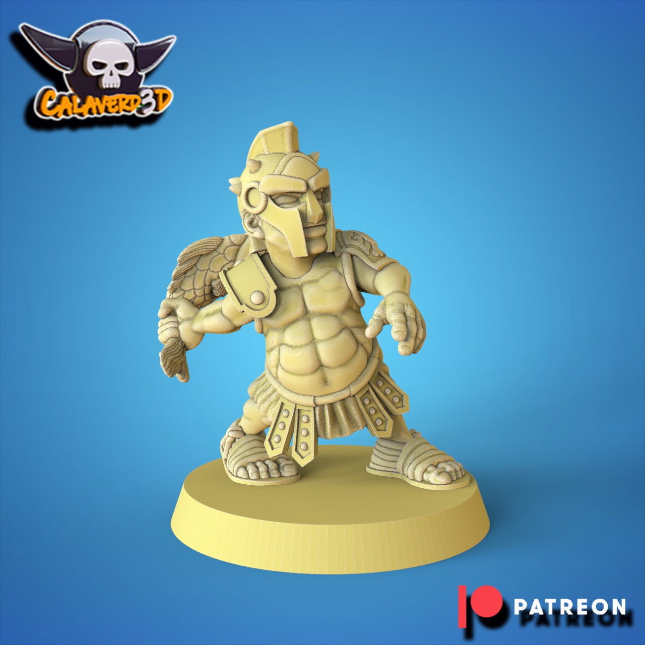 Halfdiators Halfling Team for Fantasy Football Miniature Tabletop Game Calaverd3D