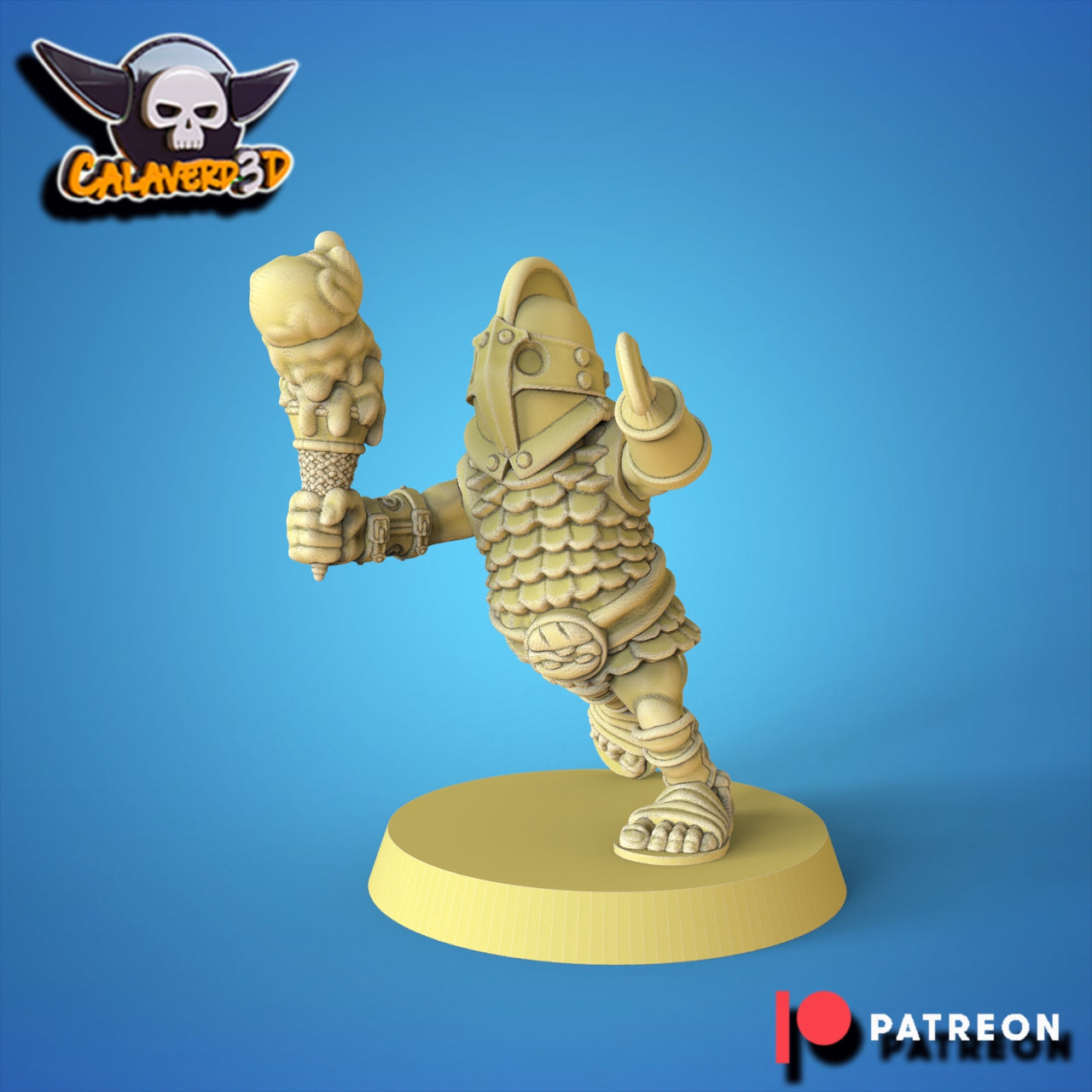 Halfdiators Halfling Team for Fantasy Football Miniature Tabletop Game Calaverd3D