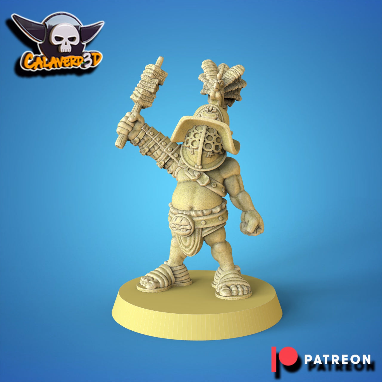 Halfdiators Halfling Team for Fantasy Football Miniature Tabletop Game Calaverd3D