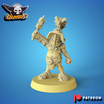 Halfdiators Halfling Team for Fantasy Football Miniature Tabletop Game Calaverd3D