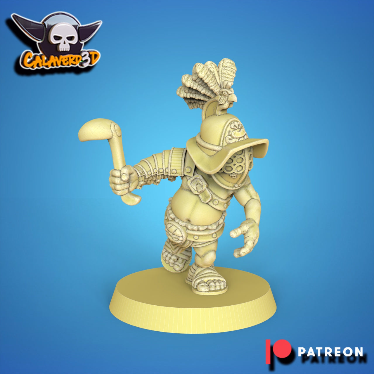 Halfdiators Halfling Team for Fantasy Football Miniature Tabletop Game Calaverd3D