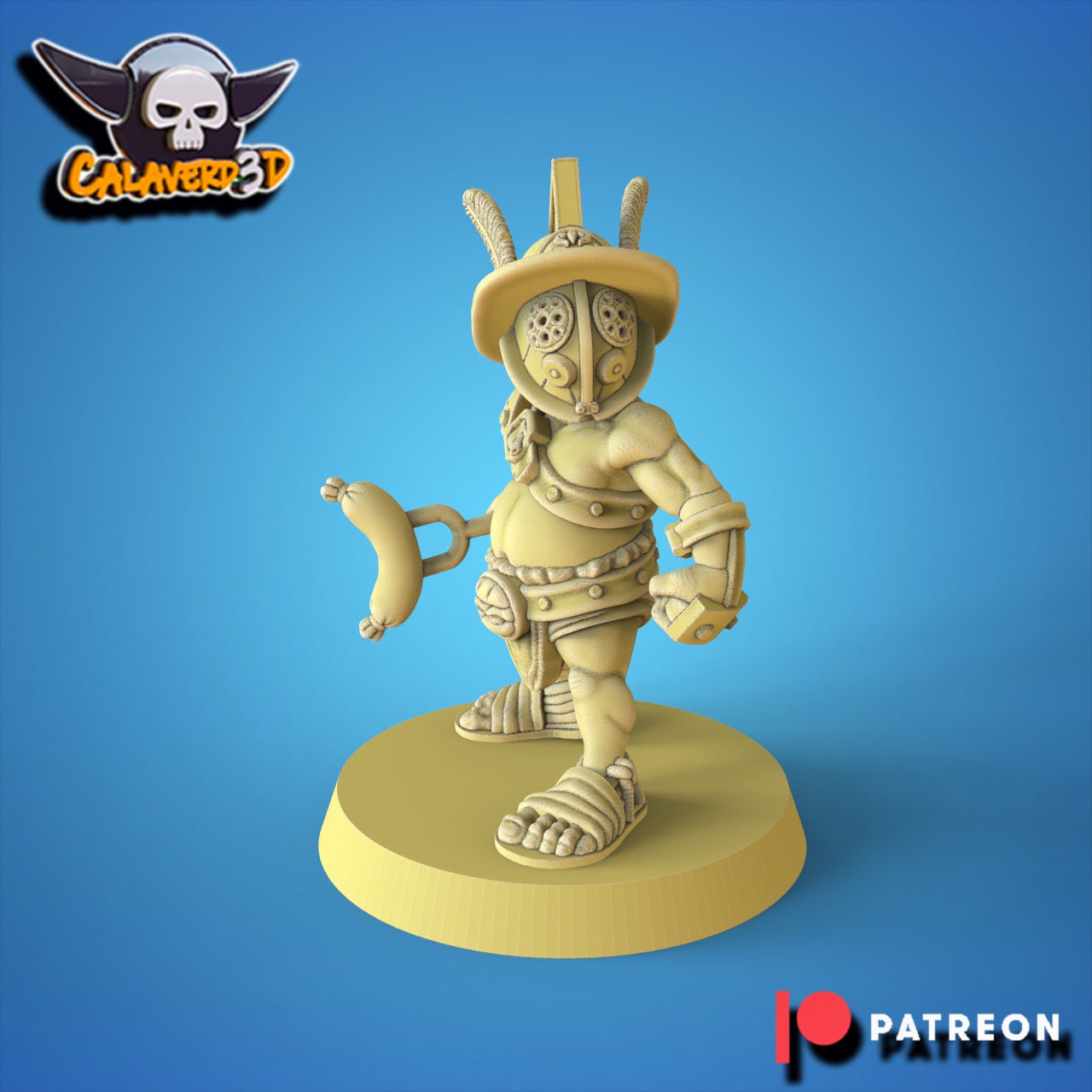 Halfdiators Halfling Team for Fantasy Football Miniature Tabletop Game Calaverd3D