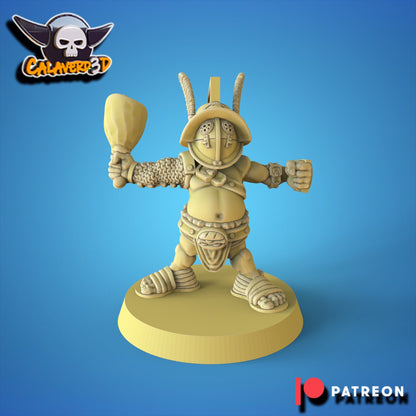 Halfdiators Halfling Team for Fantasy Football Miniature Tabletop Game Calaverd3D