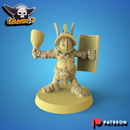 Halfdiators Halfling Team for Fantasy Football Miniature Tabletop Game Calaverd3D