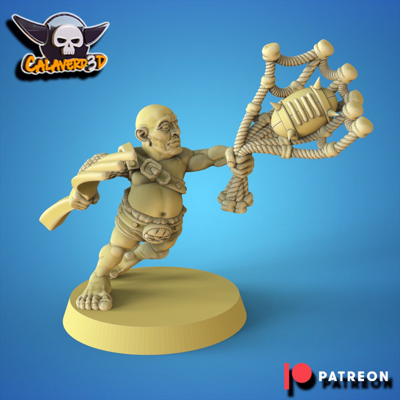 Halfdiators Halfling Team for Fantasy Football Miniature Tabletop Game Calaverd3D