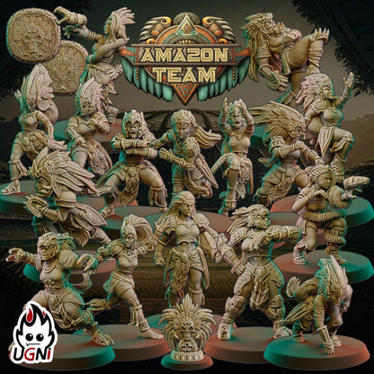 Amazon Team | Fantasy Football UGNI Miniatures - TheMajorLab