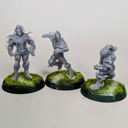 Dark Elf Team & Star player Corvus Cabal Fantasy Football Ugni Miniatures - TheMajorLab