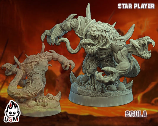 Scula Chaos Star Player for Fantasy Football UGNI Miniatures - TheMajorLab